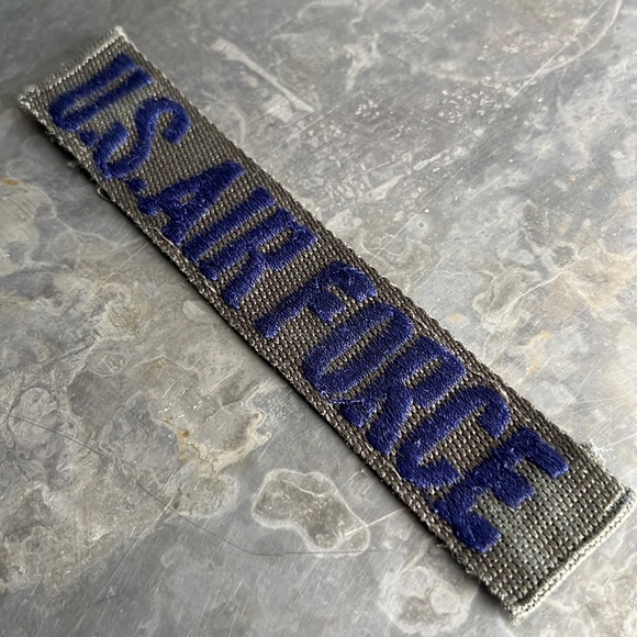 U.S. AIR FORCE embroidered tape patch - vintage - Picture 5 of 10